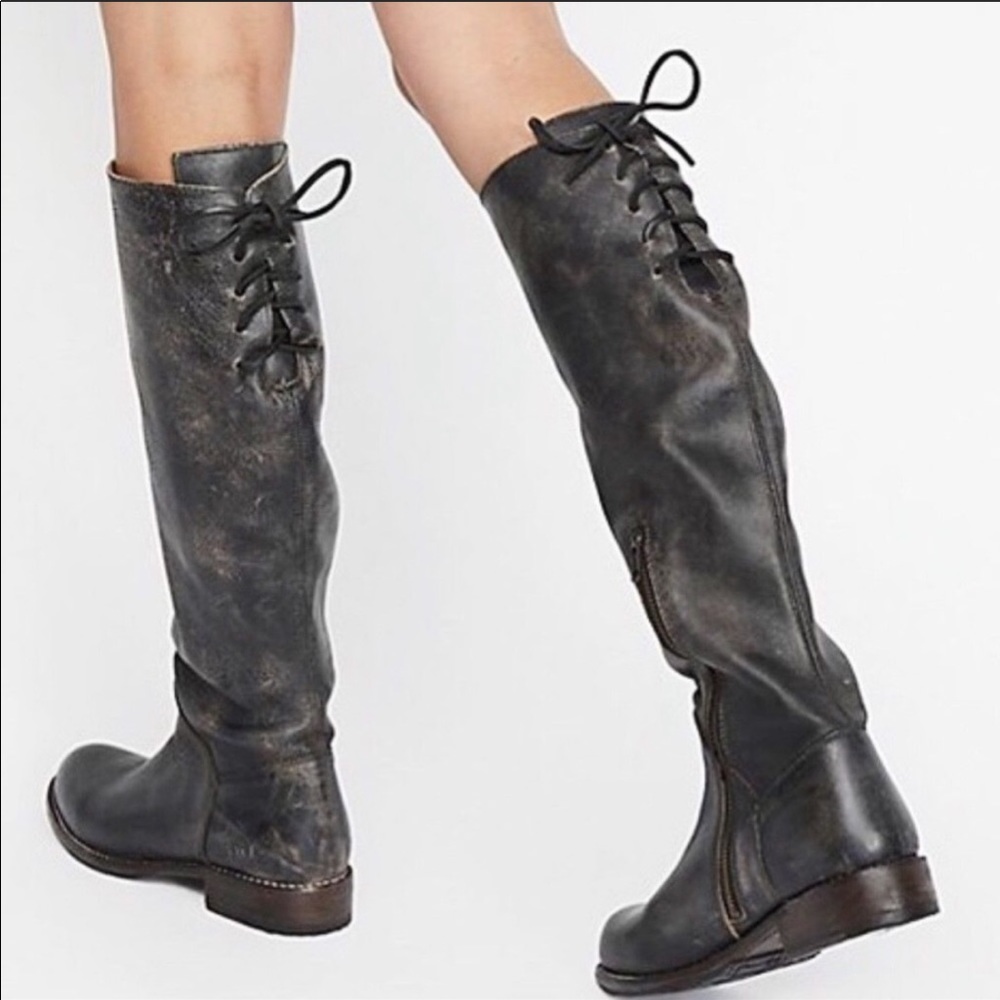 Bed Stu Manchester Boots Black Lux